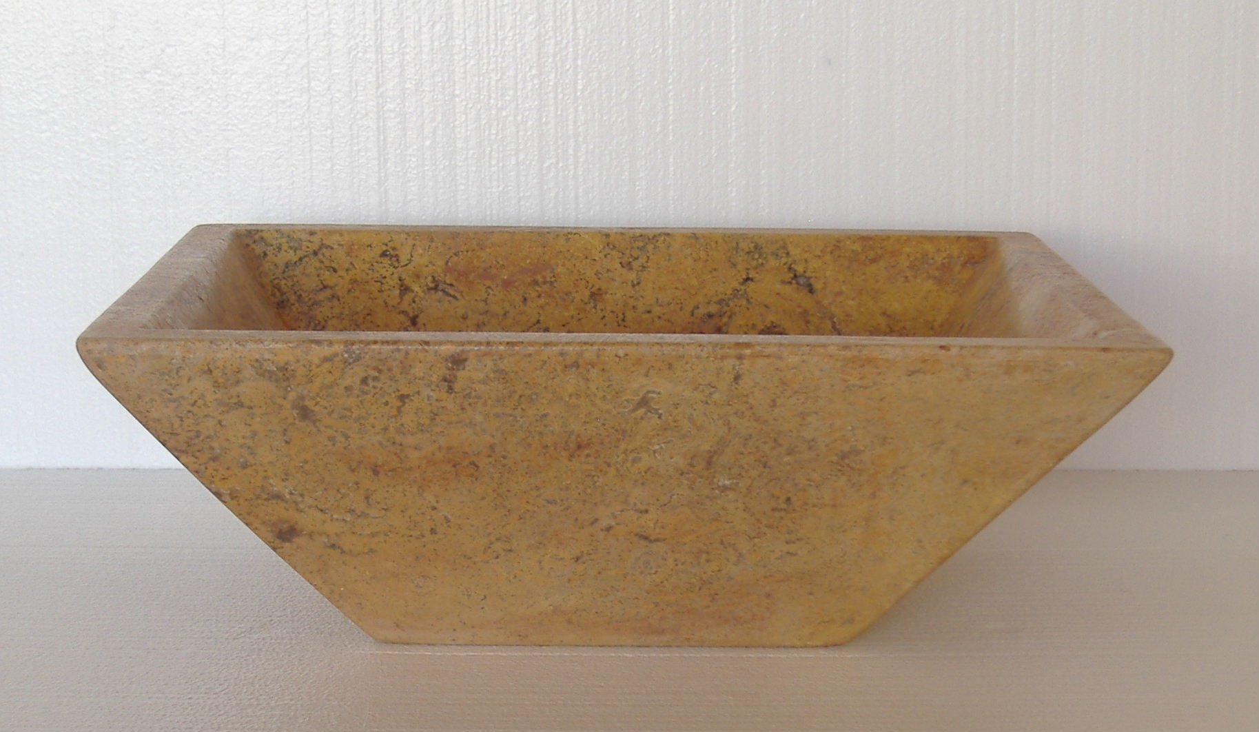 Rectangular Vessel Sink - Amarna in Romano Clasico Travertine 