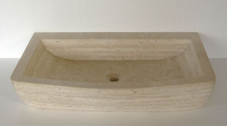 Rectangular Stone Vanity Sink - Aramis