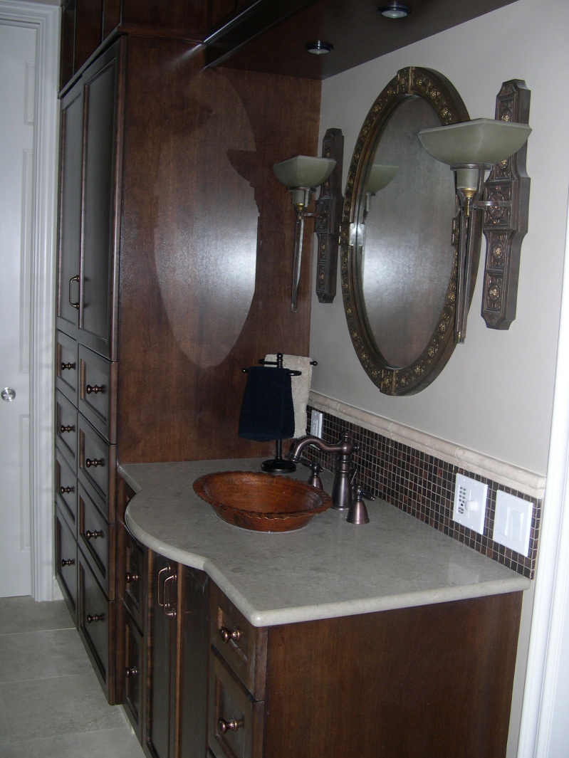 Oval Copper Bathroom Sink | Copper Vanity Sink | Bathroom Vanity Sink