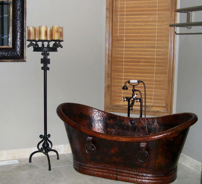 Copper Bathtub | Copper Soaking Tub | Custom Copper Bath Tub