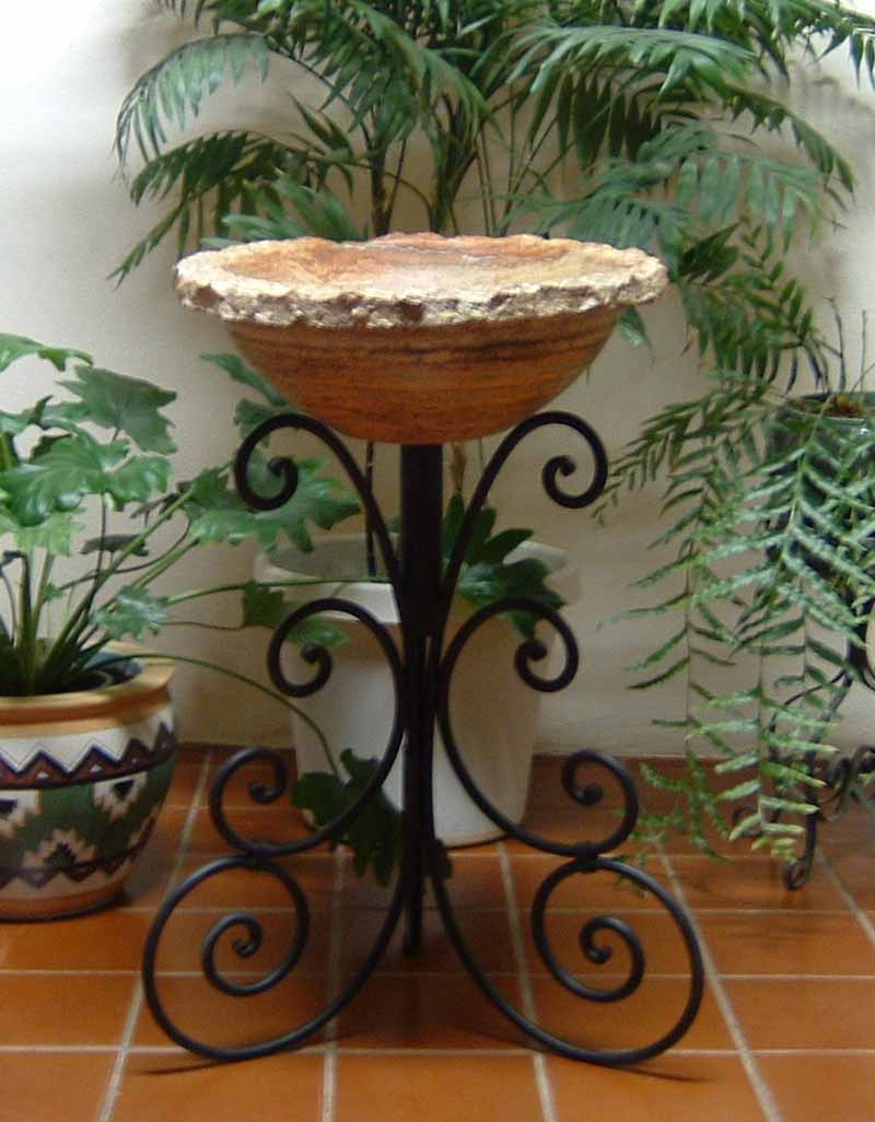Ornamental Iron Vessel Sink Stand - Polo