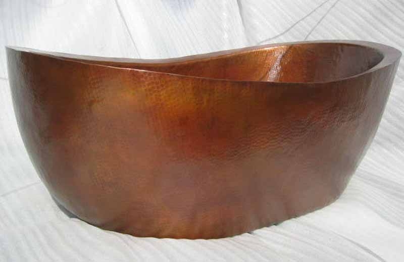 Copper Bathtub | Copper Soaking Tub | Custom Copper Bathtub - Pacifica