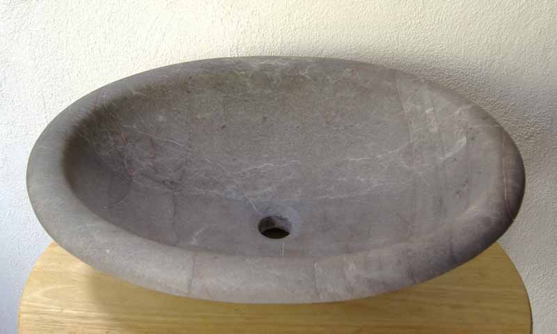 Oval Stone Vanity Sink | Oval Marble Sink - Ponciana