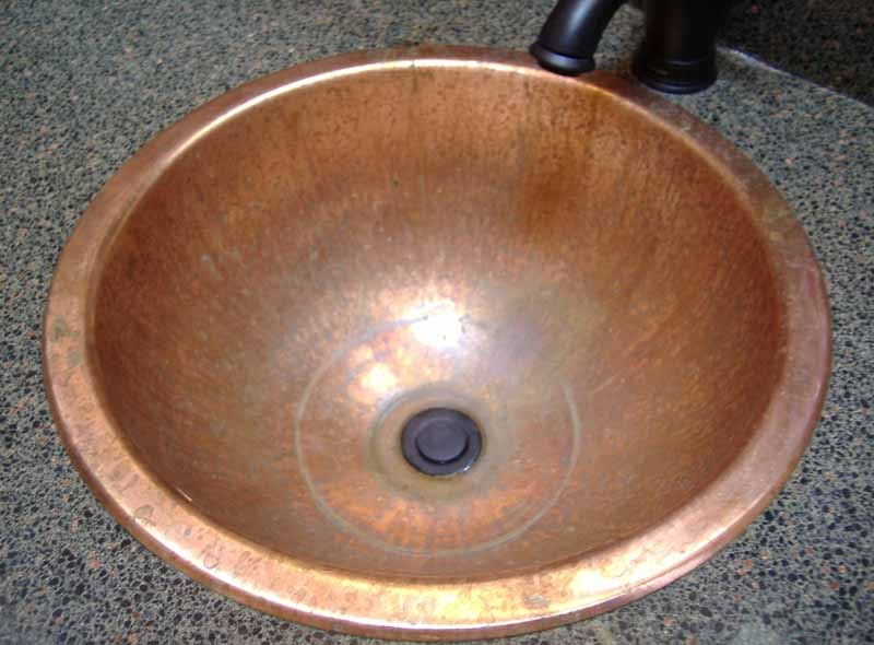 Recycled Copper Bathroom Sink