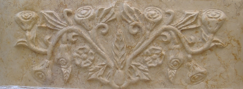Rosalia Carved Apron Front Detail