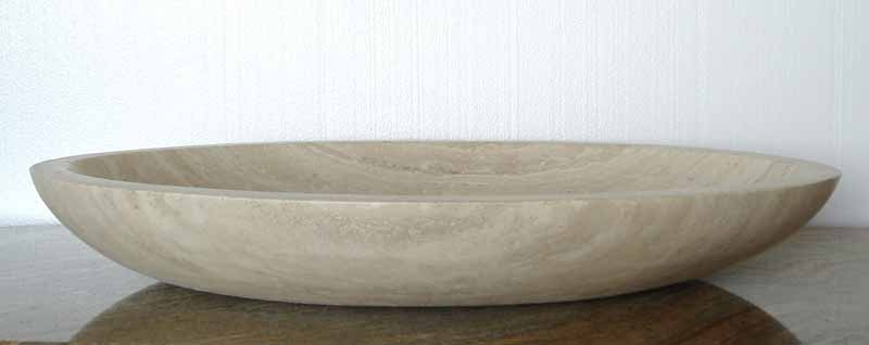 Natural Stone Vessel Sink | Travertine Sink | Bathroom Vanity Sink - Esperanza